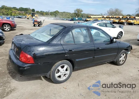 2004 Nissan Sentra 2.5S z USA, uszkodzony, nr VIN 3N1AB51A04L736886